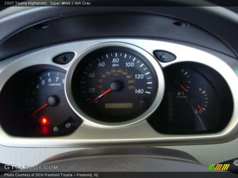 Super White / Ash Gray 2007 Toyota Highlander