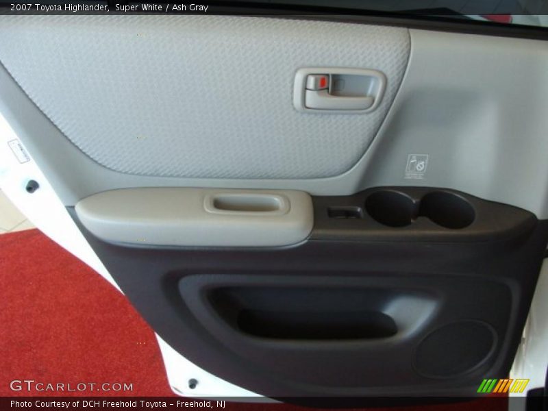 Super White / Ash Gray 2007 Toyota Highlander