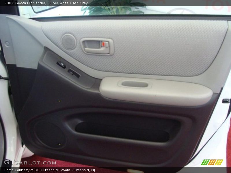 Super White / Ash Gray 2007 Toyota Highlander
