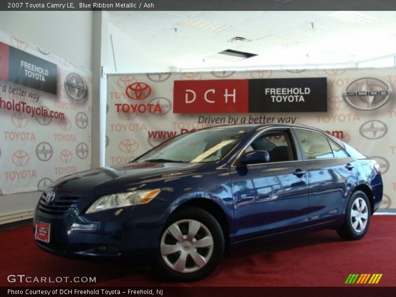 Blue Ribbon Metallic / Ash 2007 Toyota Camry LE