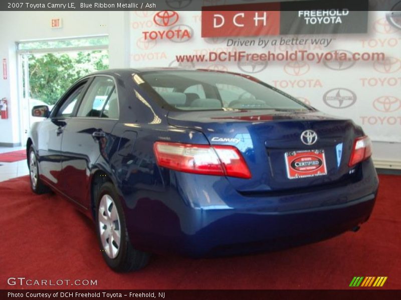 Blue Ribbon Metallic / Ash 2007 Toyota Camry LE