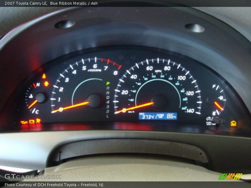 Blue Ribbon Metallic / Ash 2007 Toyota Camry LE