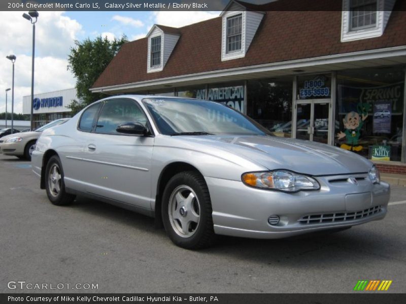 Galaxy Silver Metallic / Ebony Black 2004 Chevrolet Monte Carlo LS