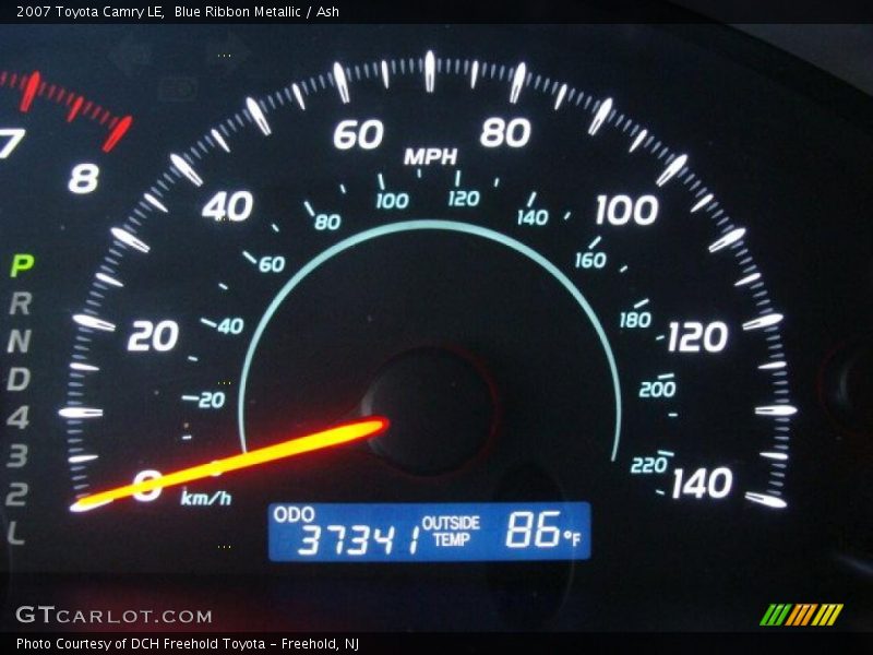 Blue Ribbon Metallic / Ash 2007 Toyota Camry LE