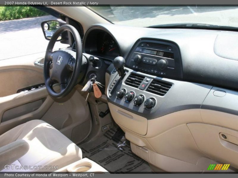Desert Rock Metallic / Ivory 2007 Honda Odyssey LX