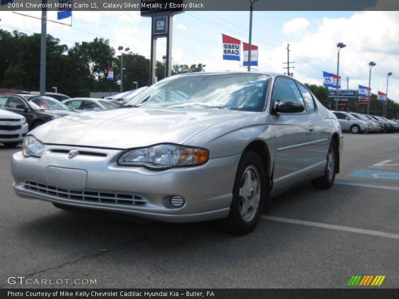 Galaxy Silver Metallic / Ebony Black 2004 Chevrolet Monte Carlo LS