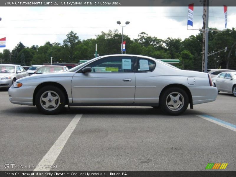 Galaxy Silver Metallic / Ebony Black 2004 Chevrolet Monte Carlo LS