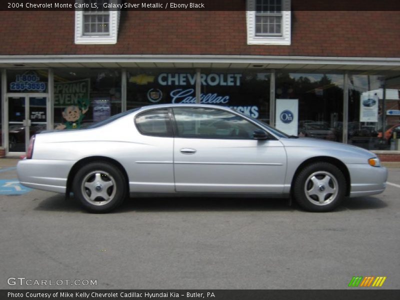 Galaxy Silver Metallic / Ebony Black 2004 Chevrolet Monte Carlo LS