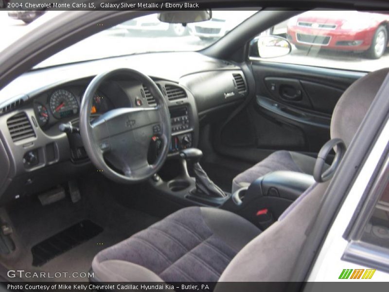 Galaxy Silver Metallic / Ebony Black 2004 Chevrolet Monte Carlo LS
