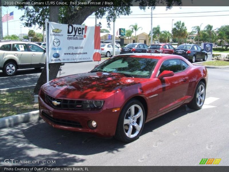 Red Jewel Tintcoat / Black 2010 Chevrolet Camaro LT/RS Coupe