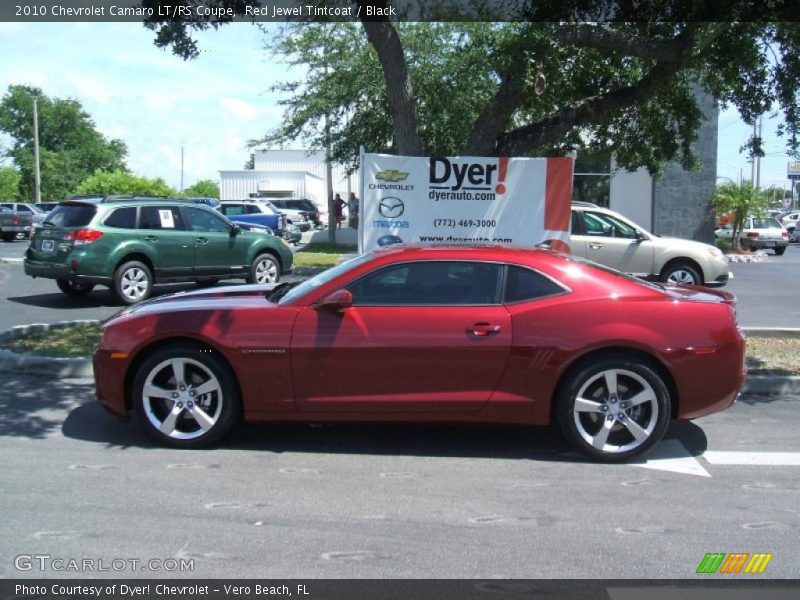 Red Jewel Tintcoat / Black 2010 Chevrolet Camaro LT/RS Coupe