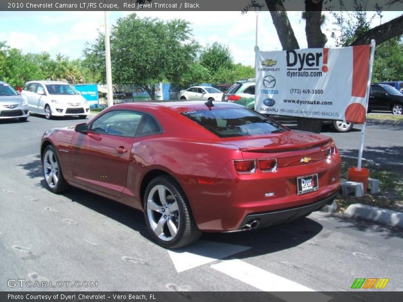 Red Jewel Tintcoat / Black 2010 Chevrolet Camaro LT/RS Coupe