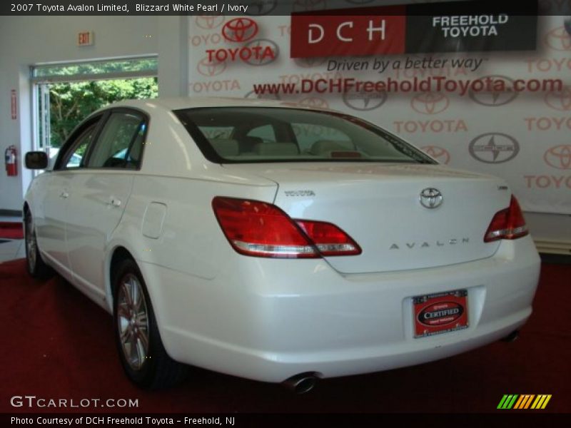 Blizzard White Pearl / Ivory 2007 Toyota Avalon Limited