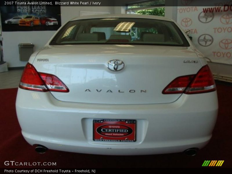 Blizzard White Pearl / Ivory 2007 Toyota Avalon Limited