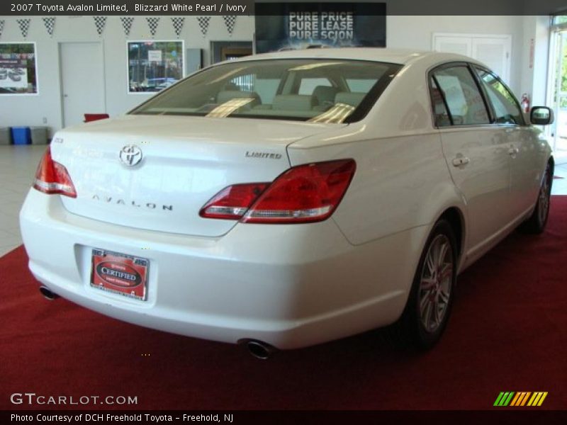 Blizzard White Pearl / Ivory 2007 Toyota Avalon Limited