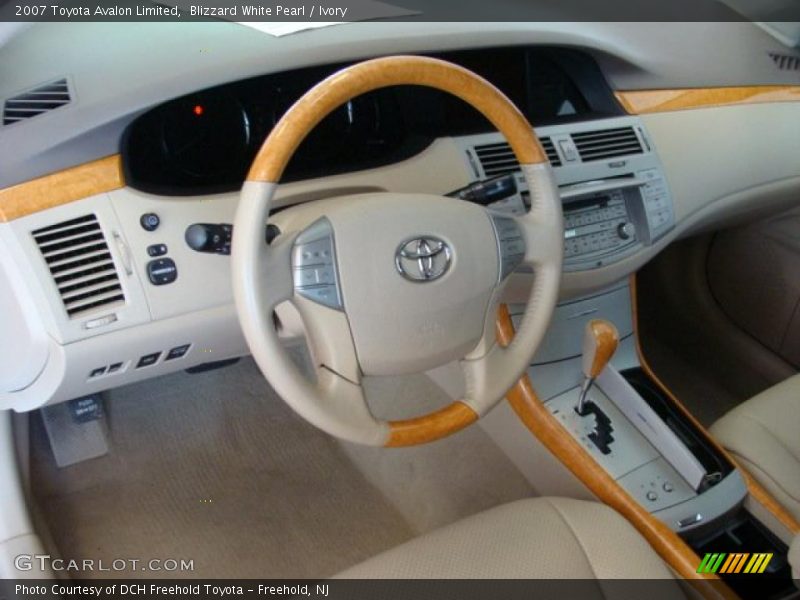 Blizzard White Pearl / Ivory 2007 Toyota Avalon Limited