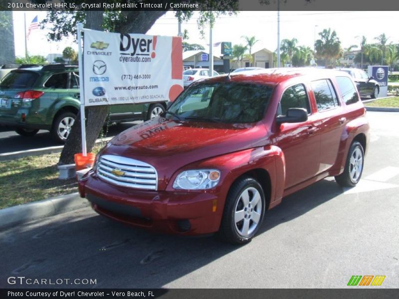 Crystal Red Metallic Tintcoat / Cashmere 2010 Chevrolet HHR LS