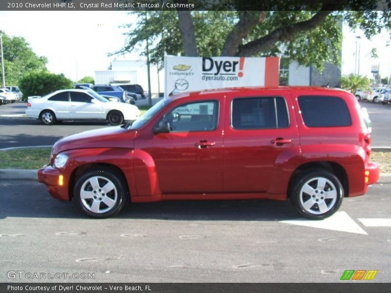 Crystal Red Metallic Tintcoat / Cashmere 2010 Chevrolet HHR LS