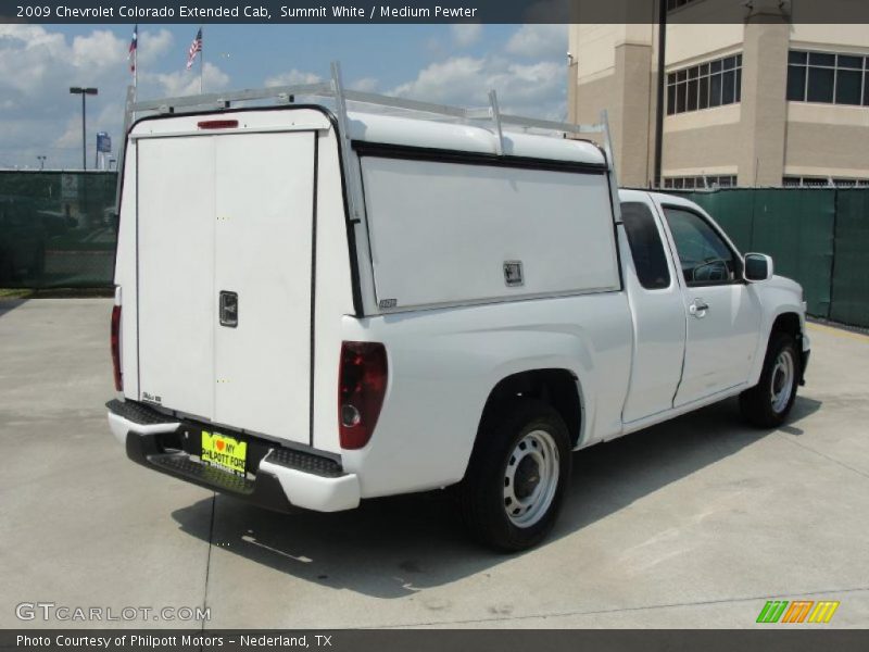 Summit White / Medium Pewter 2009 Chevrolet Colorado Extended Cab