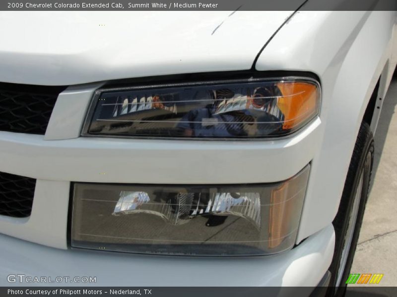 Summit White / Medium Pewter 2009 Chevrolet Colorado Extended Cab