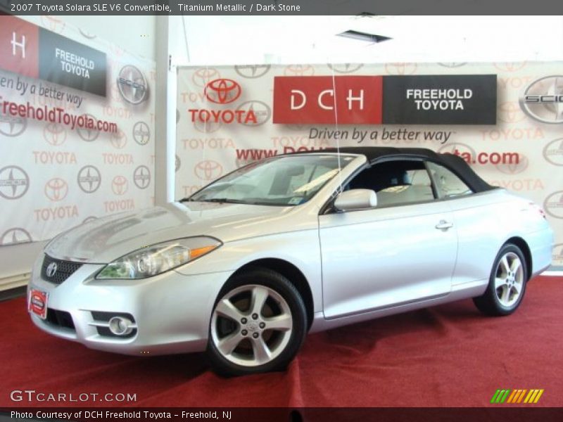 Titanium Metallic / Dark Stone 2007 Toyota Solara SLE V6 Convertible