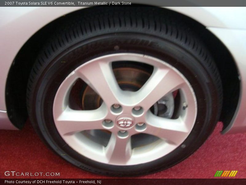 Titanium Metallic / Dark Stone 2007 Toyota Solara SLE V6 Convertible