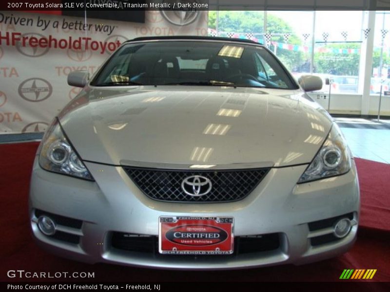 Titanium Metallic / Dark Stone 2007 Toyota Solara SLE V6 Convertible