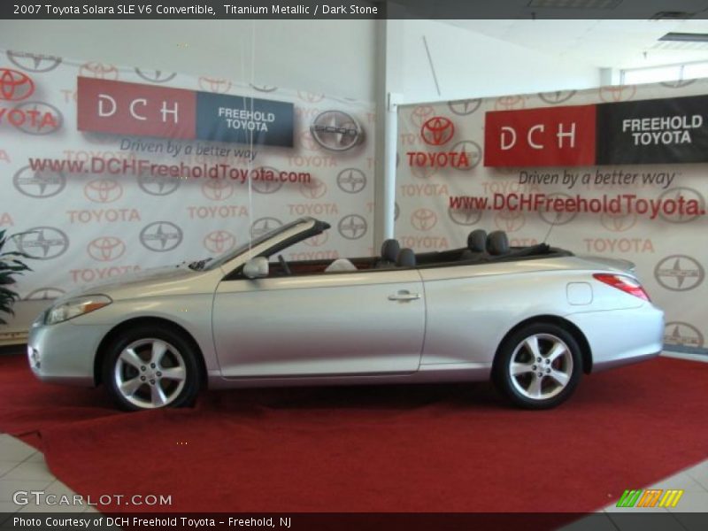 Titanium Metallic / Dark Stone 2007 Toyota Solara SLE V6 Convertible