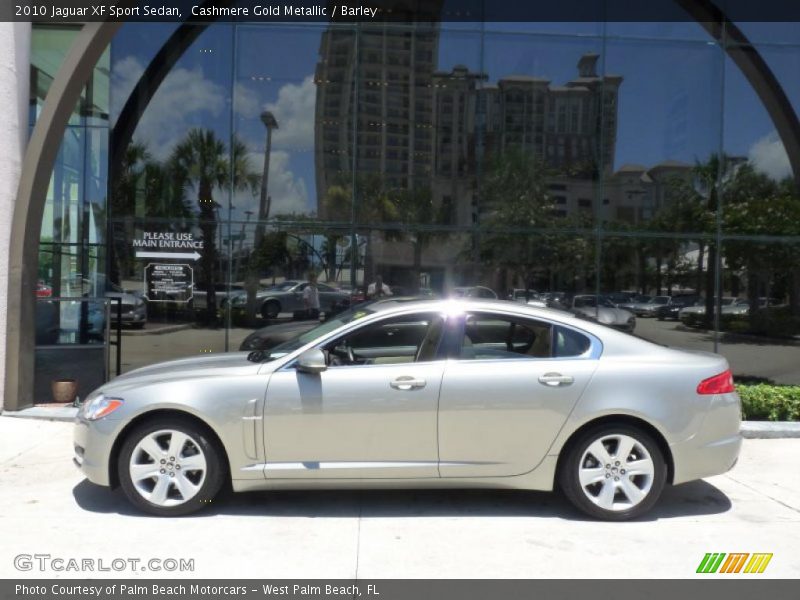 Cashmere Gold Metallic / Barley 2010 Jaguar XF Sport Sedan