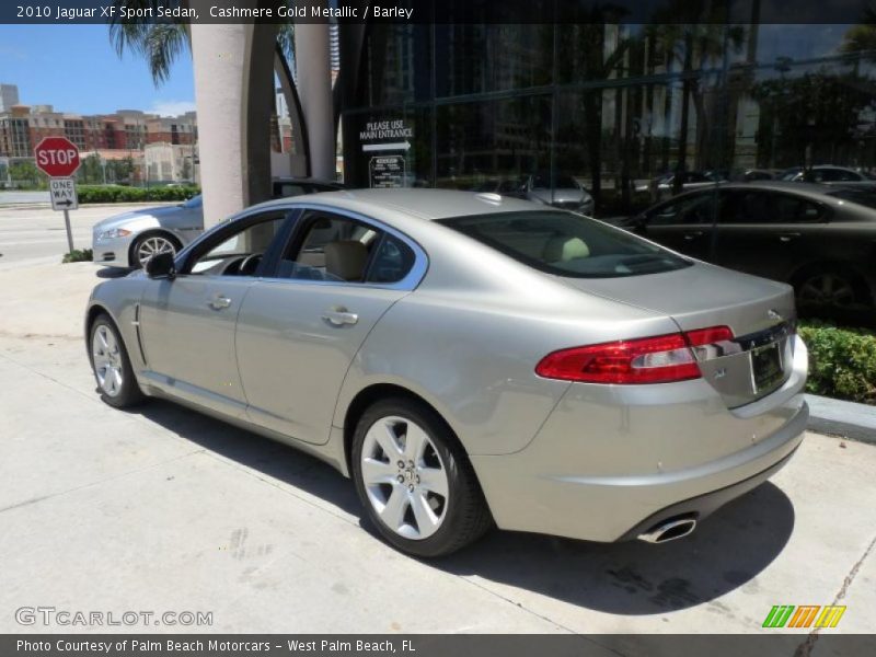 Cashmere Gold Metallic / Barley 2010 Jaguar XF Sport Sedan
