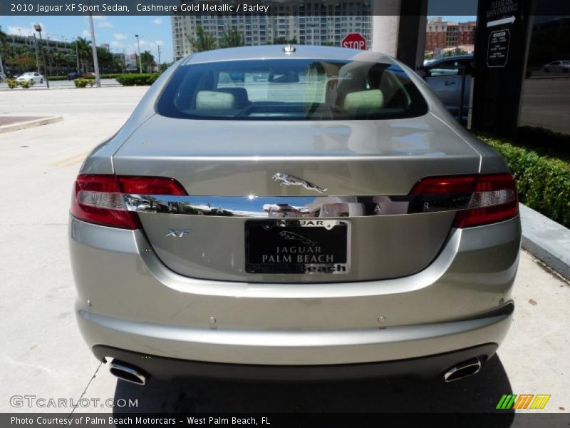 Cashmere Gold Metallic / Barley 2010 Jaguar XF Sport Sedan