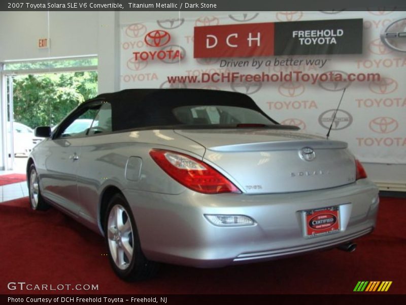 Titanium Metallic / Dark Stone 2007 Toyota Solara SLE V6 Convertible