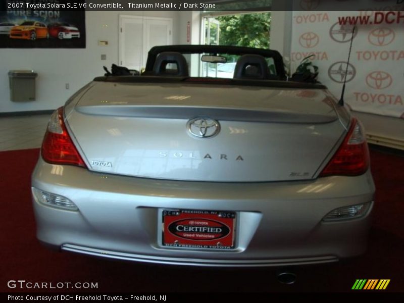 Titanium Metallic / Dark Stone 2007 Toyota Solara SLE V6 Convertible