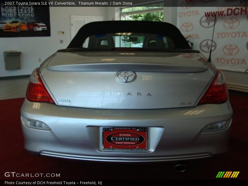 Titanium Metallic / Dark Stone 2007 Toyota Solara SLE V6 Convertible