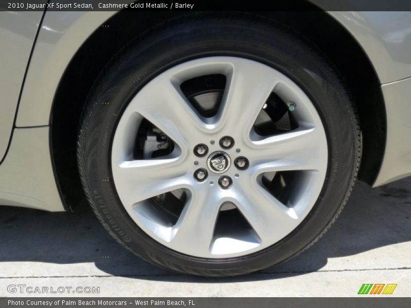 Cashmere Gold Metallic / Barley 2010 Jaguar XF Sport Sedan