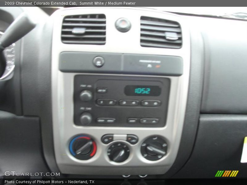 Summit White / Medium Pewter 2009 Chevrolet Colorado Extended Cab