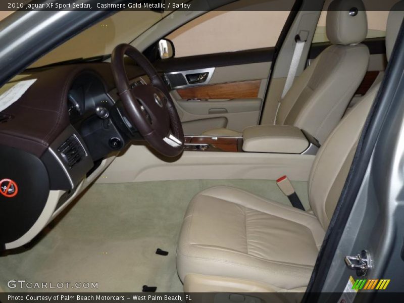 Cashmere Gold Metallic / Barley 2010 Jaguar XF Sport Sedan
