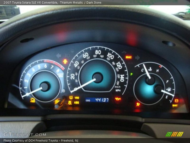 Titanium Metallic / Dark Stone 2007 Toyota Solara SLE V6 Convertible