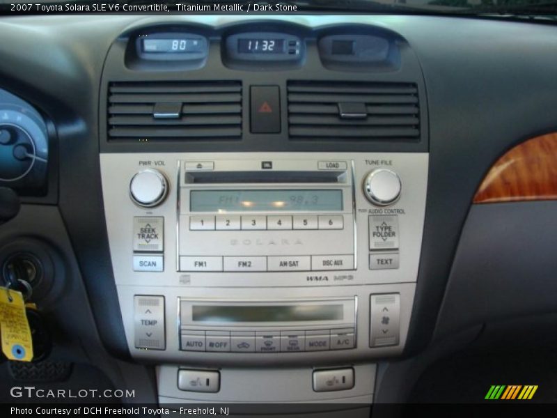 Titanium Metallic / Dark Stone 2007 Toyota Solara SLE V6 Convertible