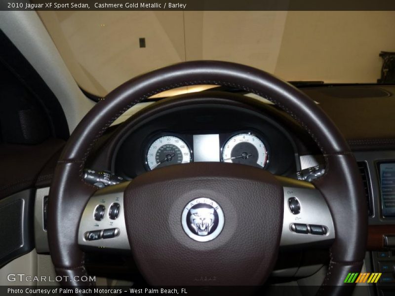 Cashmere Gold Metallic / Barley 2010 Jaguar XF Sport Sedan