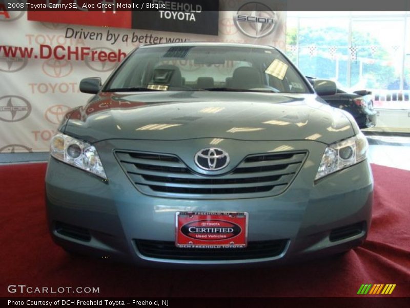 Aloe Green Metallic / Bisque 2008 Toyota Camry SE