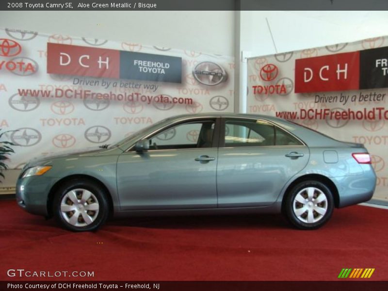 Aloe Green Metallic / Bisque 2008 Toyota Camry SE