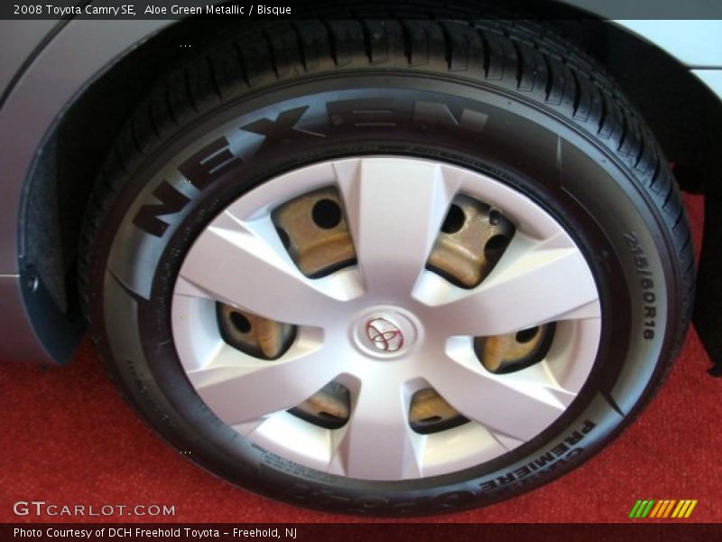 Aloe Green Metallic / Bisque 2008 Toyota Camry SE