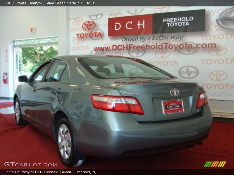 Aloe Green Metallic / Bisque 2008 Toyota Camry SE