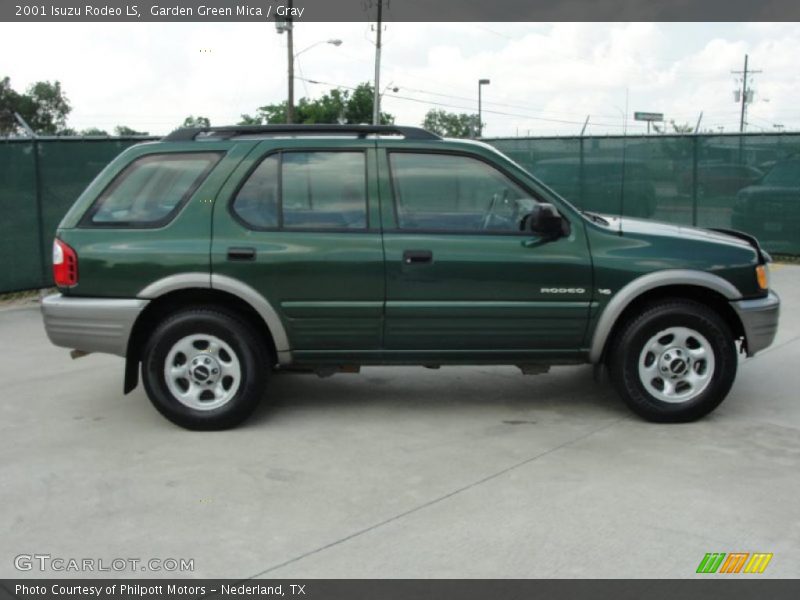 Garden Green Mica / Gray 2001 Isuzu Rodeo LS