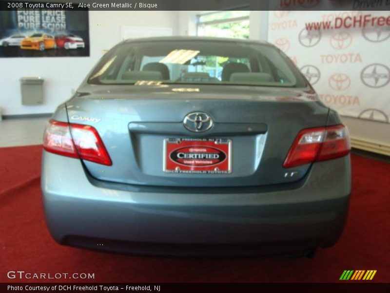 Aloe Green Metallic / Bisque 2008 Toyota Camry SE