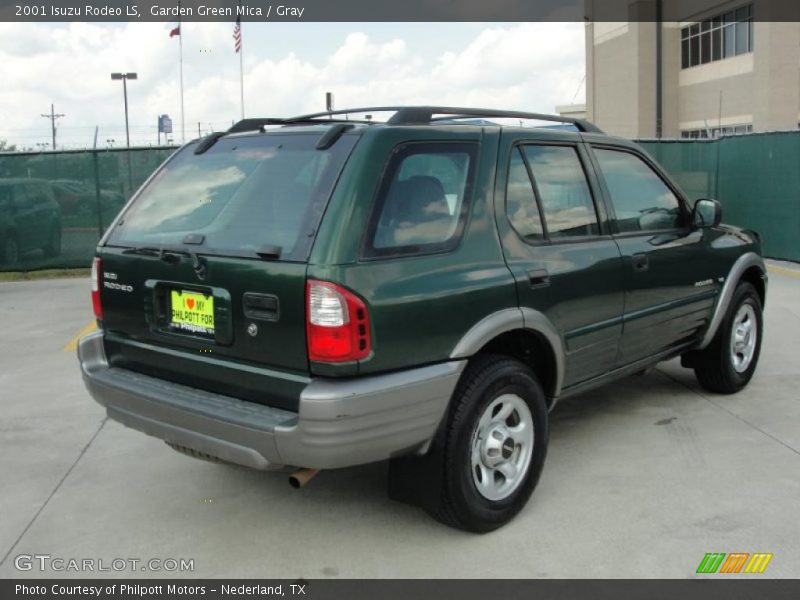 Garden Green Mica / Gray 2001 Isuzu Rodeo LS