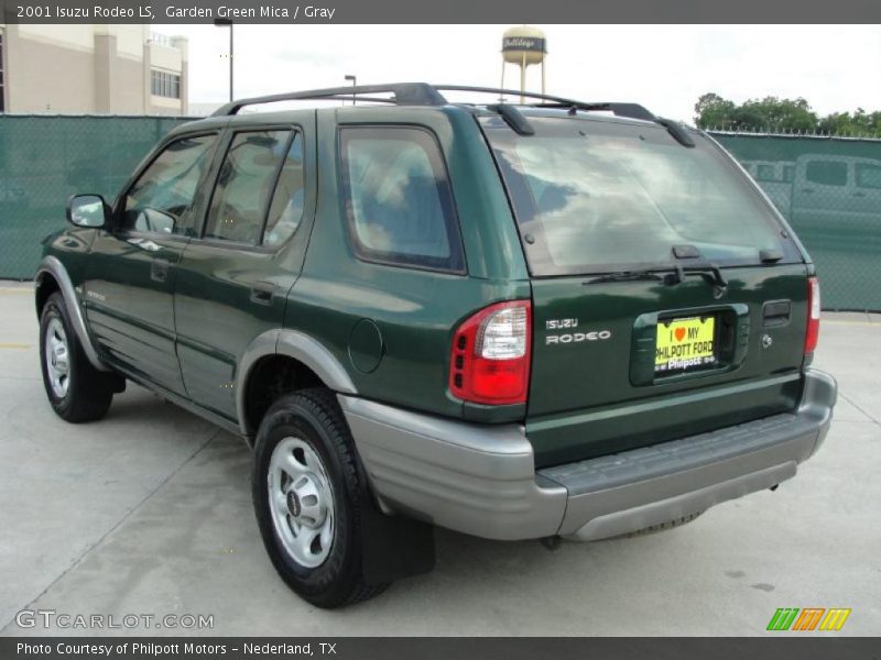 Garden Green Mica / Gray 2001 Isuzu Rodeo LS