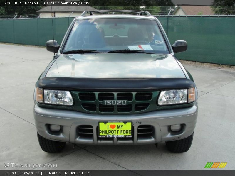 Garden Green Mica / Gray 2001 Isuzu Rodeo LS