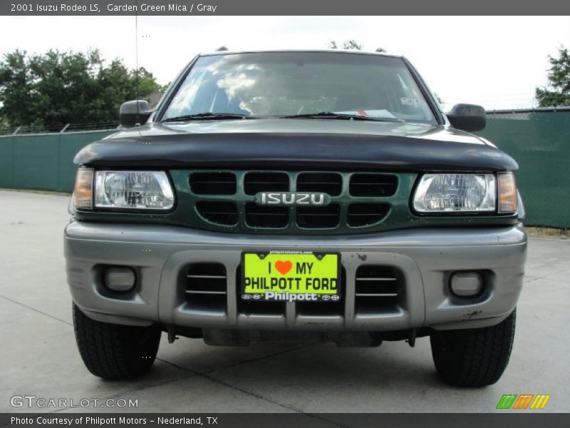 Garden Green Mica / Gray 2001 Isuzu Rodeo LS